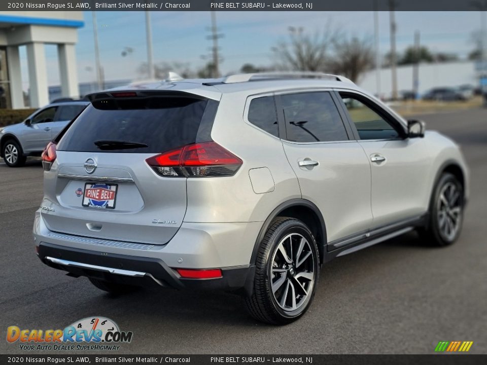 2020 Nissan Rogue SL AWD Brilliant Silver Metallic / Charcoal Photo #20