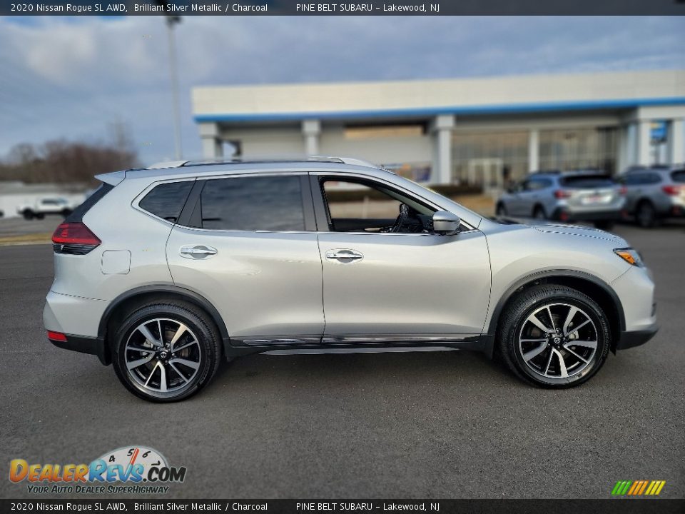 2020 Nissan Rogue SL AWD Brilliant Silver Metallic / Charcoal Photo #21