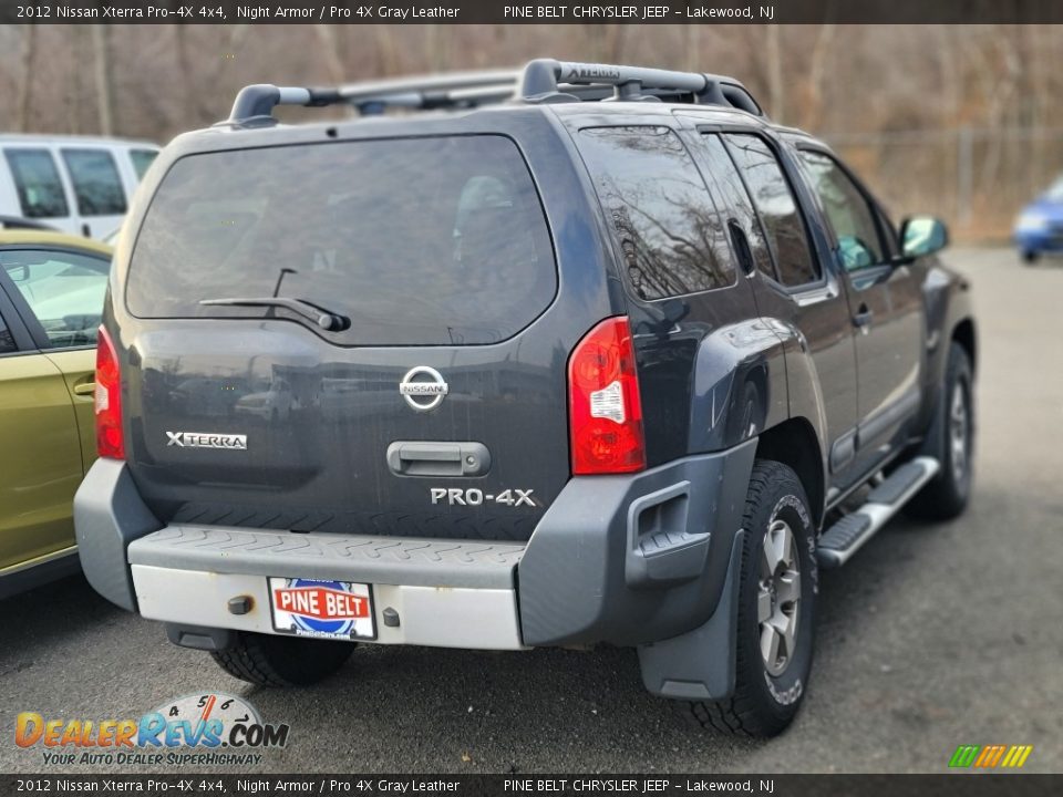 2012 Nissan Xterra Pro-4X 4x4 Night Armor / Pro 4X Gray Leather Photo #3