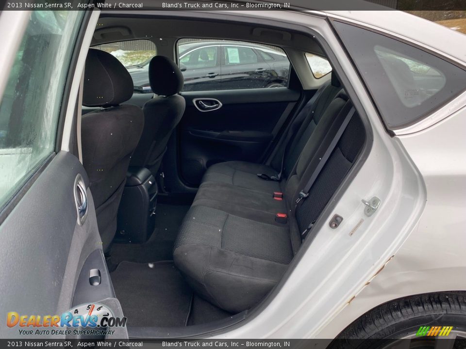 2013 Nissan Sentra SR Aspen White / Charcoal Photo #22