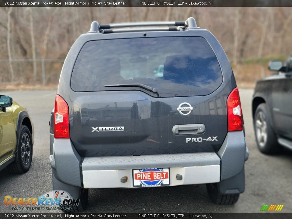 2012 Nissan Xterra Pro-4X 4x4 Night Armor / Pro 4X Gray Leather Photo #4