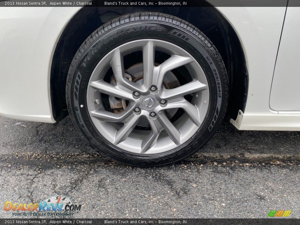 2013 Nissan Sentra SR Aspen White / Charcoal Photo #23