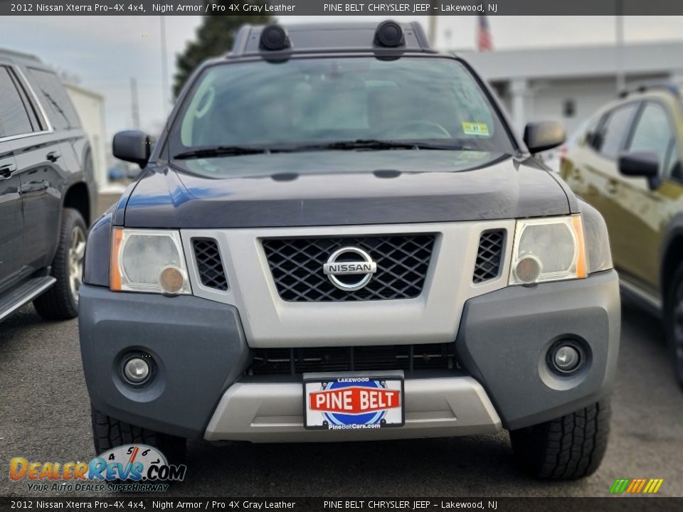 2012 Nissan Xterra Pro-4X 4x4 Night Armor / Pro 4X Gray Leather Photo #5