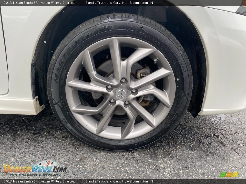 2013 Nissan Sentra SR Aspen White / Charcoal Photo #24