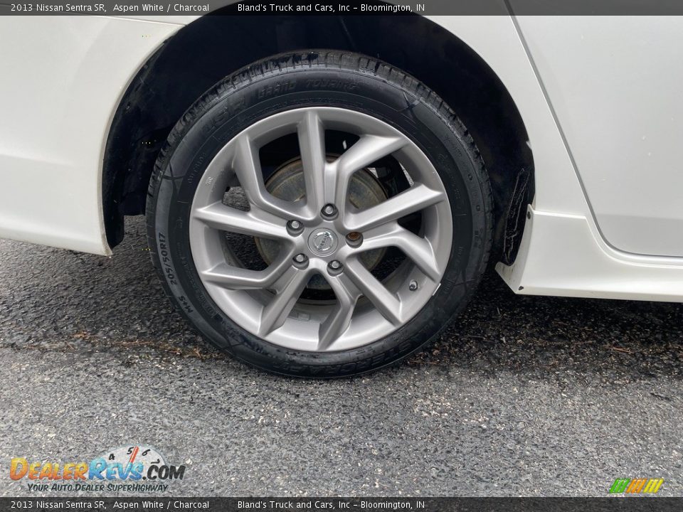 2013 Nissan Sentra SR Aspen White / Charcoal Photo #25