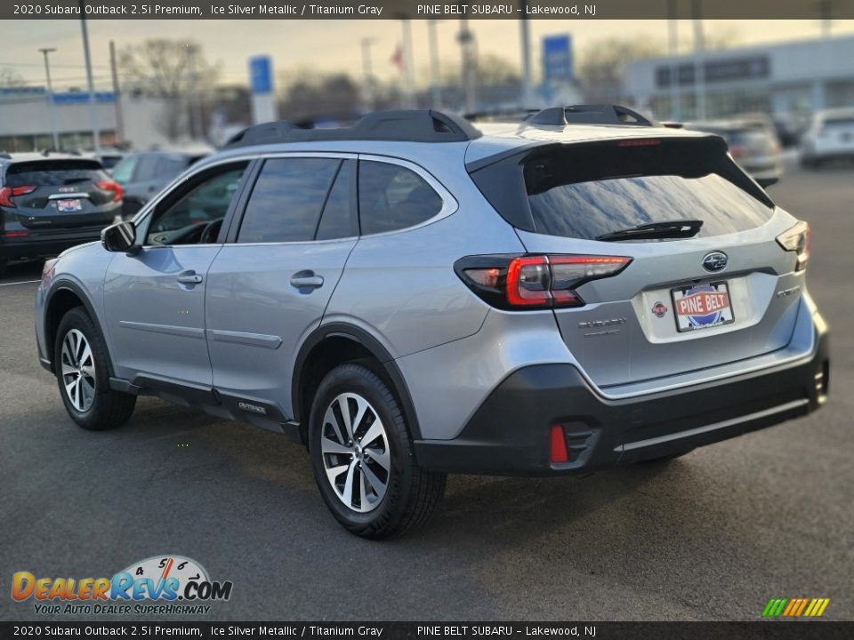 2020 Subaru Outback 2.5i Premium Ice Silver Metallic / Titanium Gray Photo #18