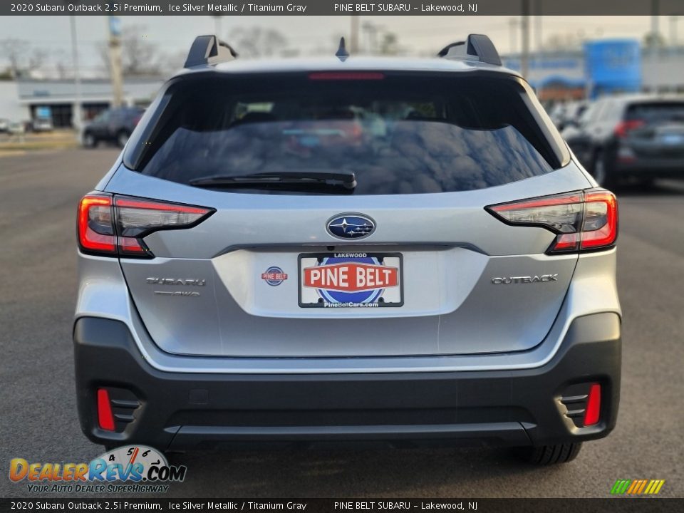 2020 Subaru Outback 2.5i Premium Ice Silver Metallic / Titanium Gray Photo #19
