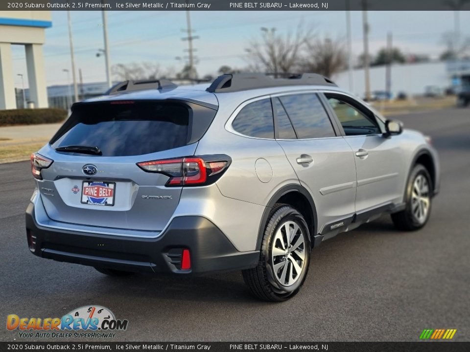 2020 Subaru Outback 2.5i Premium Ice Silver Metallic / Titanium Gray Photo #20