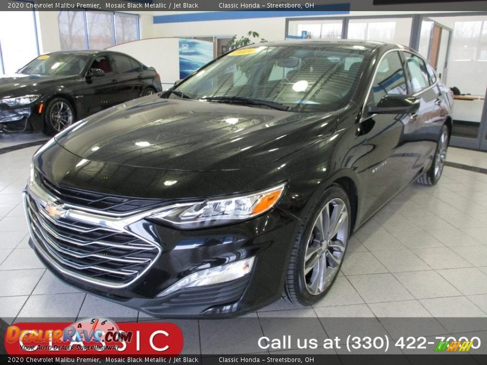 2020 Chevrolet Malibu Premier Mosaic Black Metallic / Jet Black Photo #1