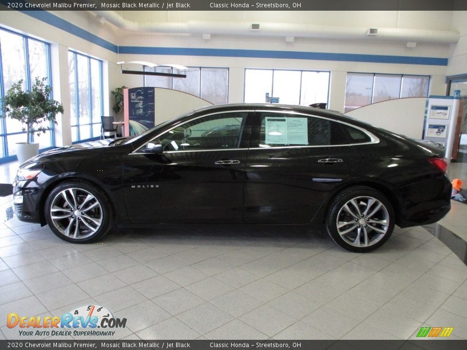 2020 Chevrolet Malibu Premier Mosaic Black Metallic / Jet Black Photo #10