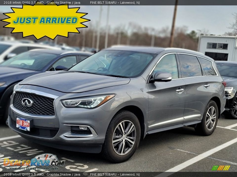 2018 Infiniti QX60 3.5 AWD Graphite Shadow / Java Photo #1