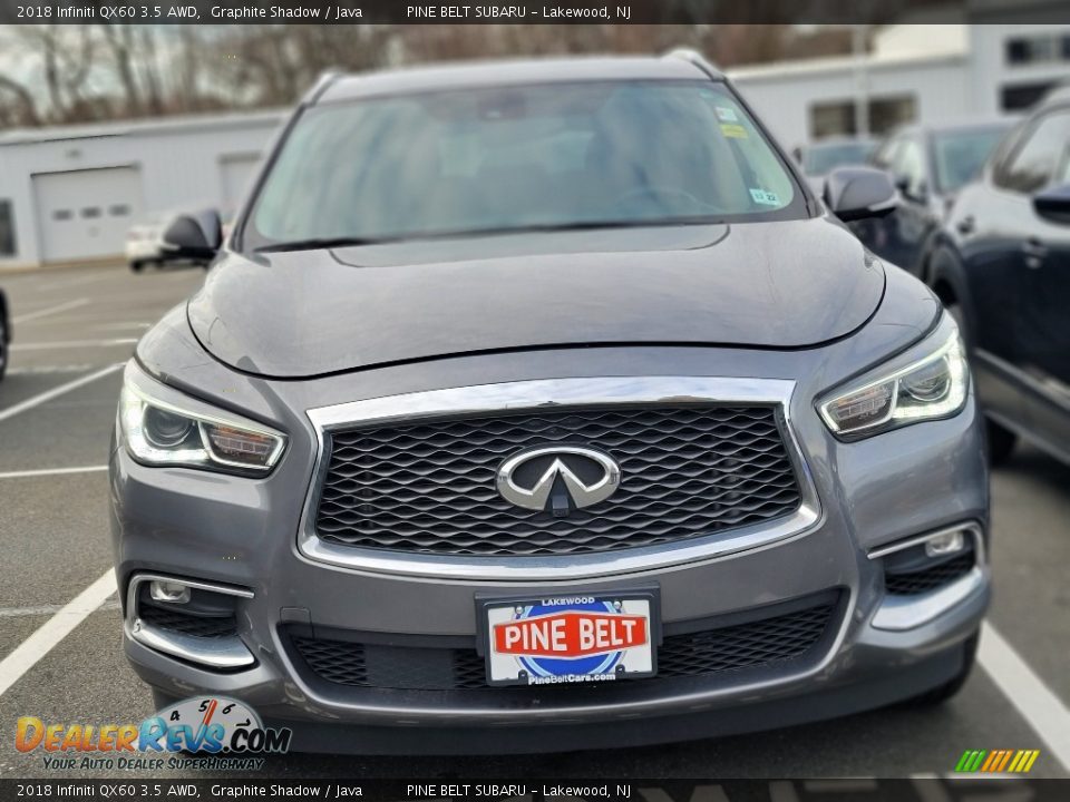 2018 Infiniti QX60 3.5 AWD Graphite Shadow / Java Photo #2