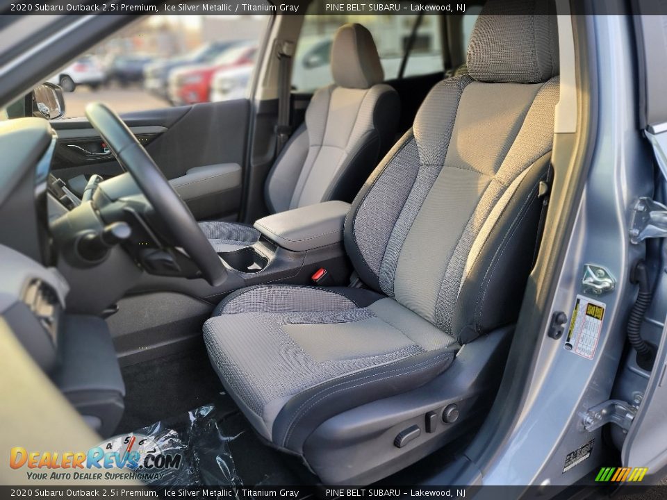 2020 Subaru Outback 2.5i Premium Ice Silver Metallic / Titanium Gray Photo #35