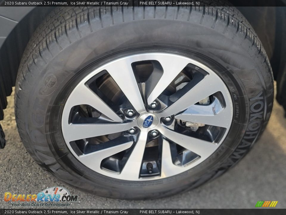 2020 Subaru Outback 2.5i Premium Ice Silver Metallic / Titanium Gray Photo #36