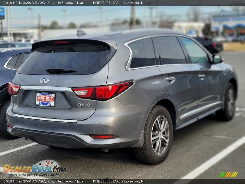 2018 Infiniti QX60 3.5 AWD Graphite Shadow / Java Photo #4