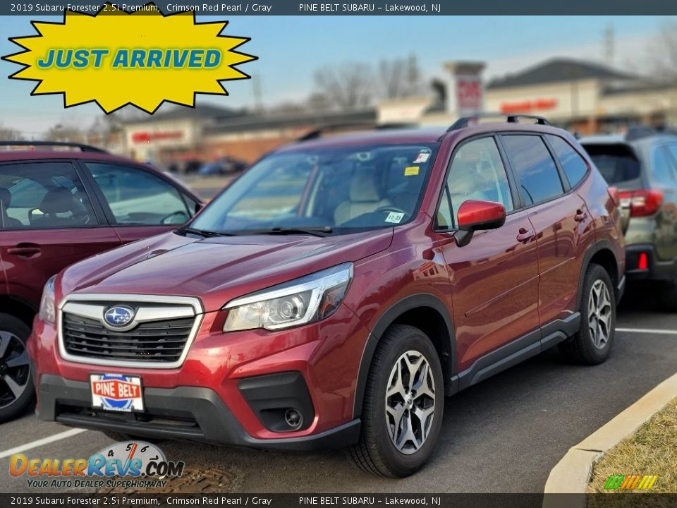 2019 Subaru Forester 2.5i Premium Crimson Red Pearl / Gray Photo #1