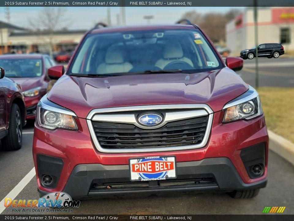 2019 Subaru Forester 2.5i Premium Crimson Red Pearl / Gray Photo #2