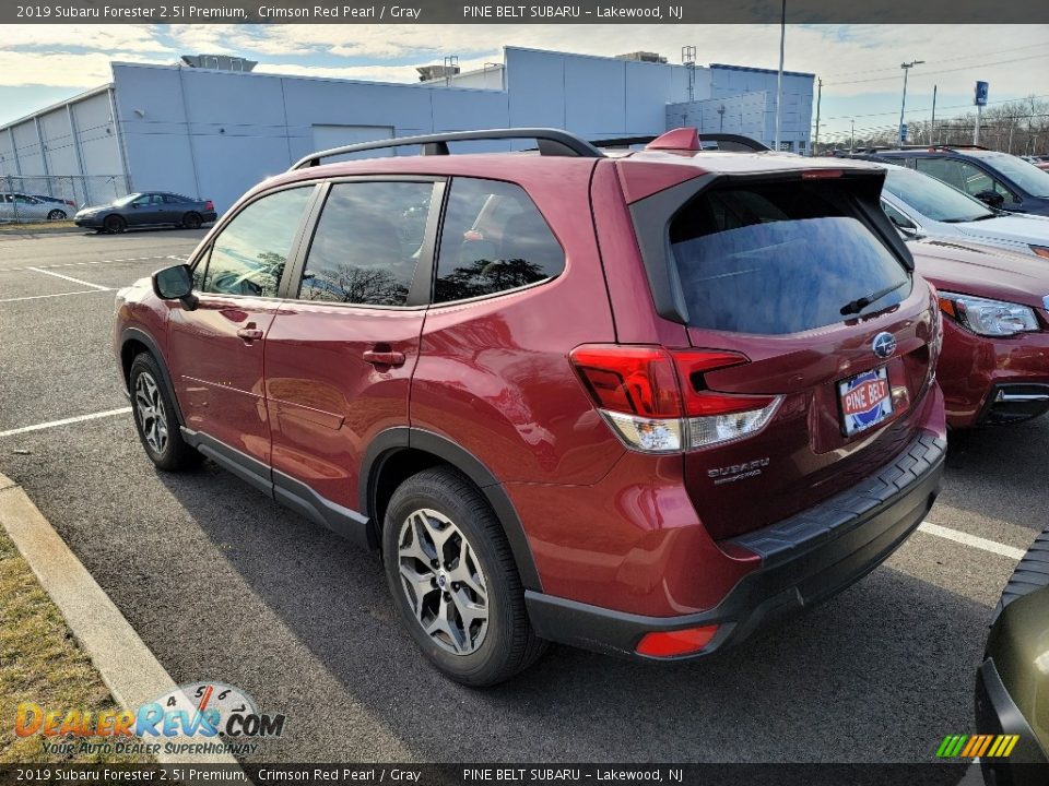 2019 Subaru Forester 2.5i Premium Crimson Red Pearl / Gray Photo #4