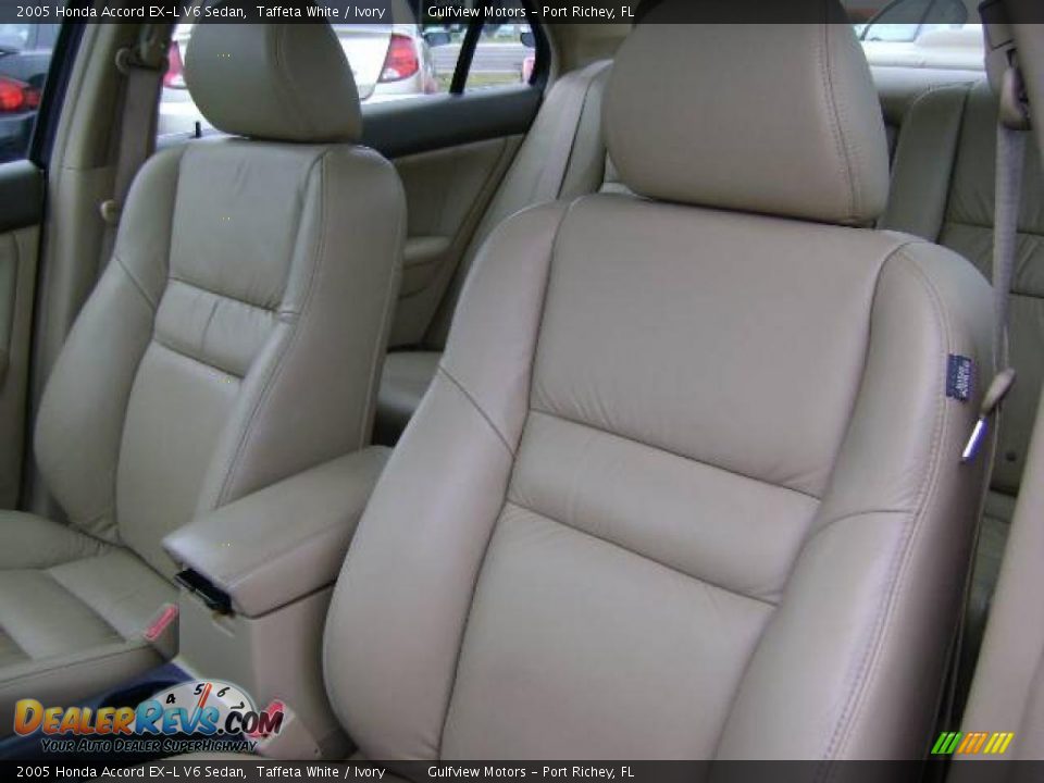 2005 Honda Accord EX-L V6 Sedan Taffeta White / Ivory Photo #14