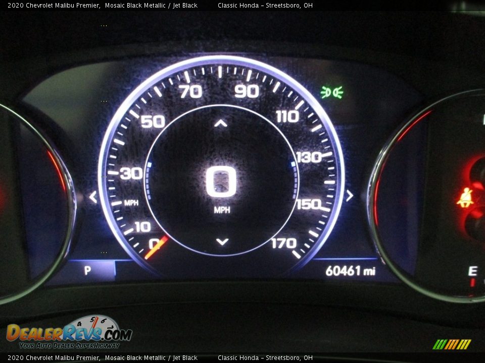 2020 Chevrolet Malibu Premier Mosaic Black Metallic / Jet Black Photo #32