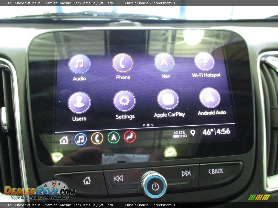 2020 Chevrolet Malibu Premier Mosaic Black Metallic / Jet Black Photo #35