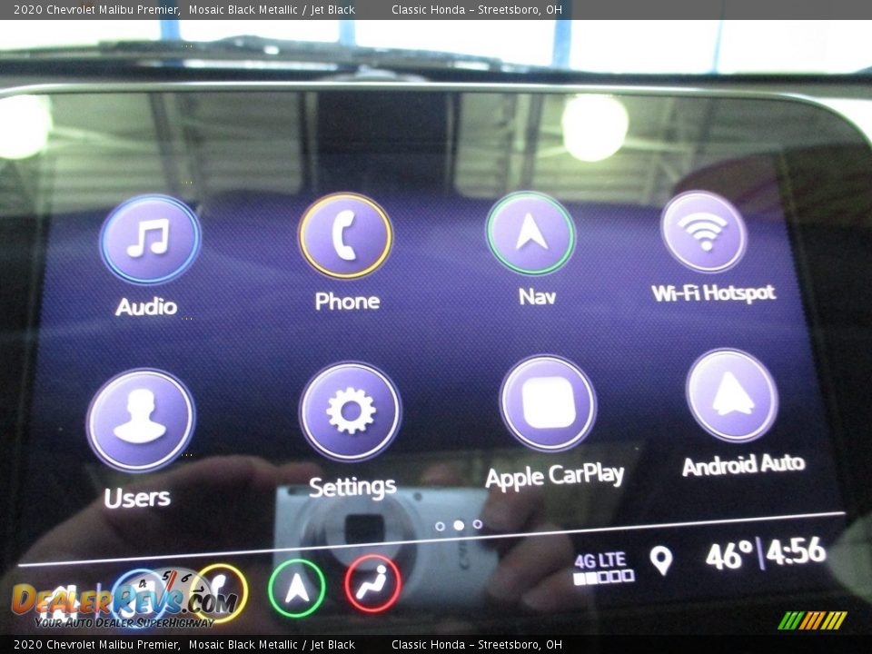 2020 Chevrolet Malibu Premier Mosaic Black Metallic / Jet Black Photo #36