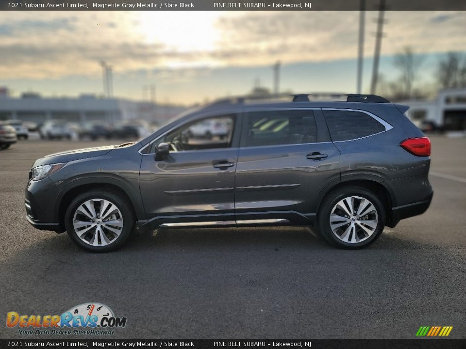 2021 Subaru Ascent Limited Magnetite Gray Metallic / Slate Black Photo #21