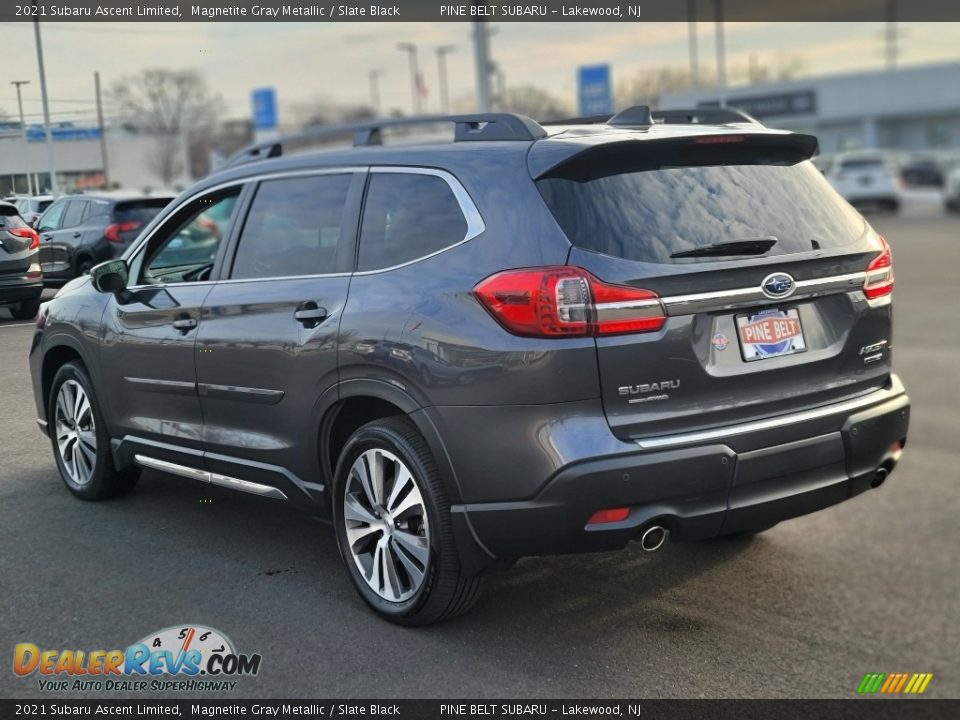 2021 Subaru Ascent Limited Magnetite Gray Metallic / Slate Black Photo #22