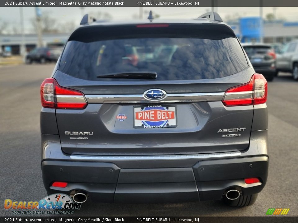 2021 Subaru Ascent Limited Magnetite Gray Metallic / Slate Black Photo #23
