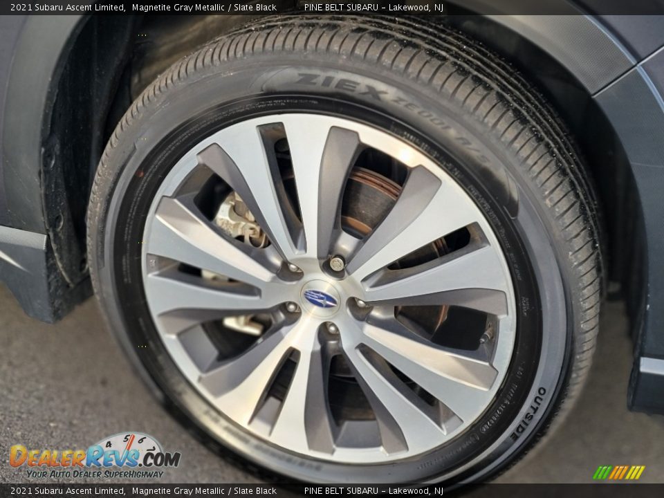 2021 Subaru Ascent Limited Magnetite Gray Metallic / Slate Black Photo #26