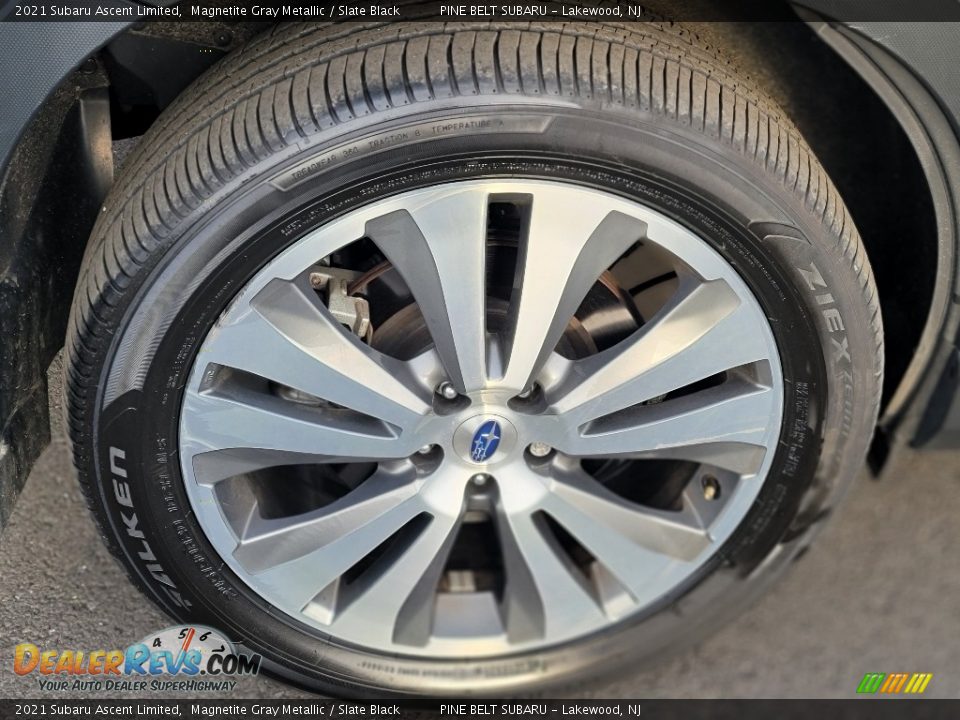2021 Subaru Ascent Limited Magnetite Gray Metallic / Slate Black Photo #32
