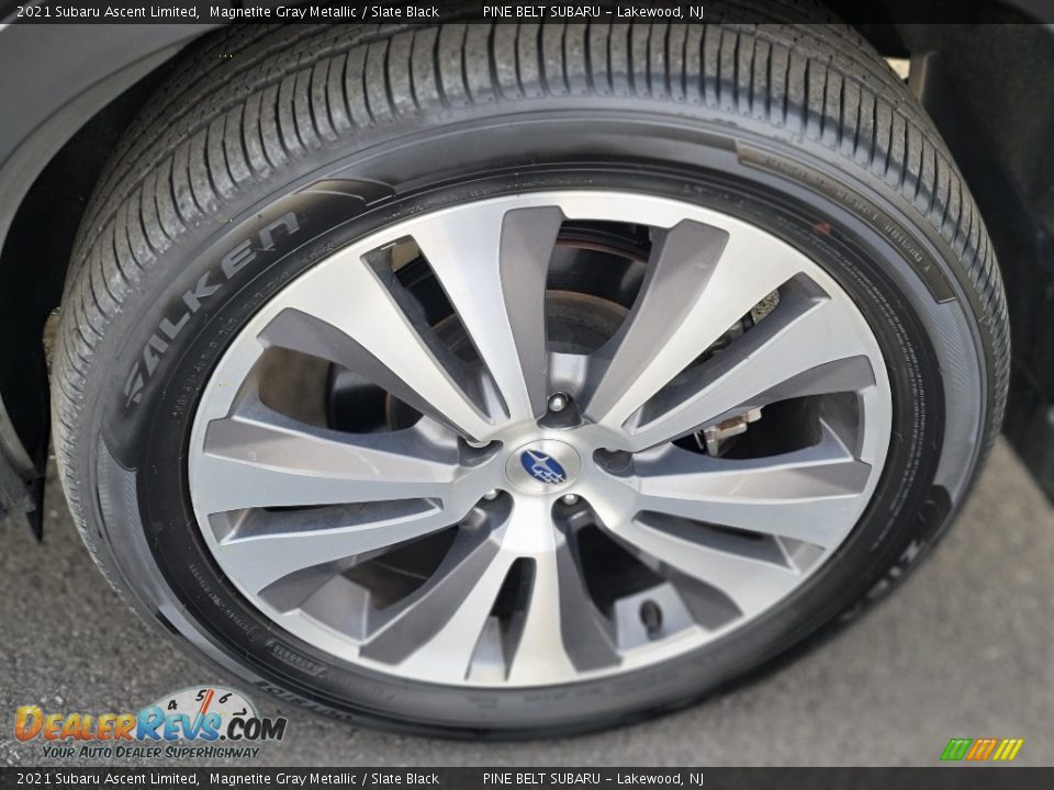 2021 Subaru Ascent Limited Magnetite Gray Metallic / Slate Black Photo #34