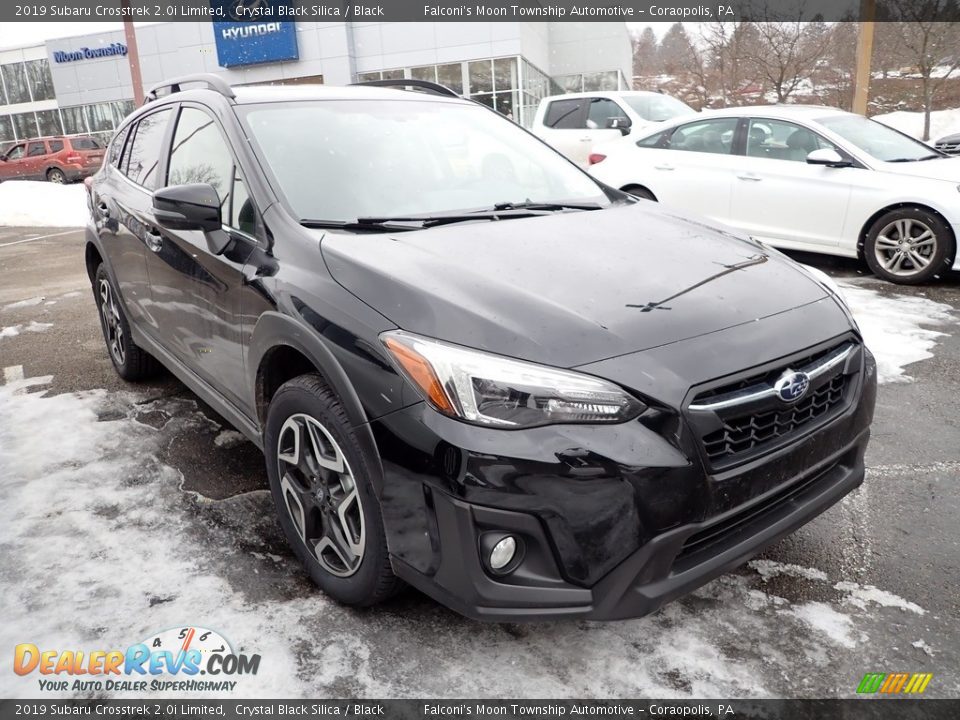 2019 Subaru Crosstrek 2.0i Limited Crystal Black Silica / Black Photo #4