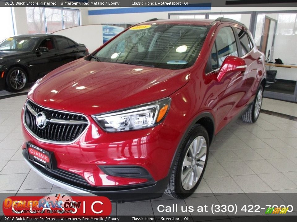 2018 Buick Encore Preferred Winterberry Red Metallic / Ebony Photo #1