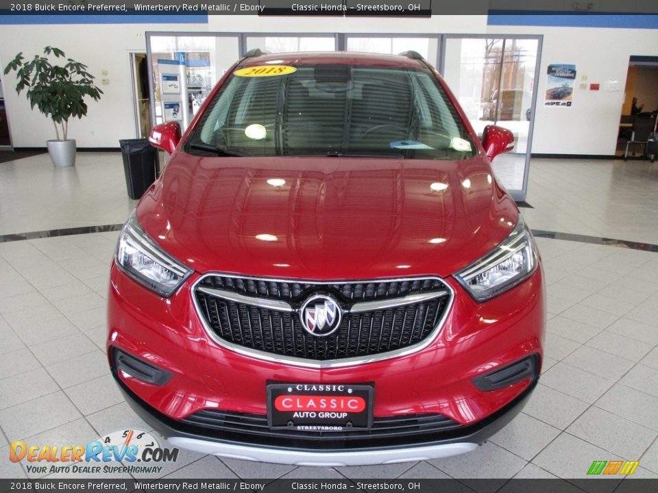 2018 Buick Encore Preferred Winterberry Red Metallic / Ebony Photo #2