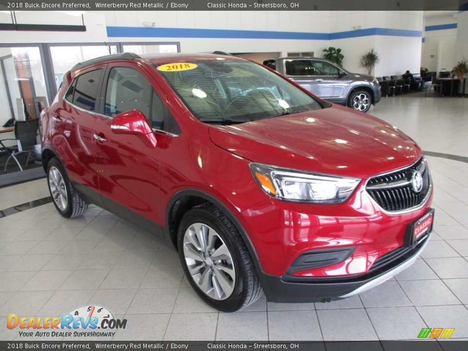 2018 Buick Encore Preferred Winterberry Red Metallic / Ebony Photo #3