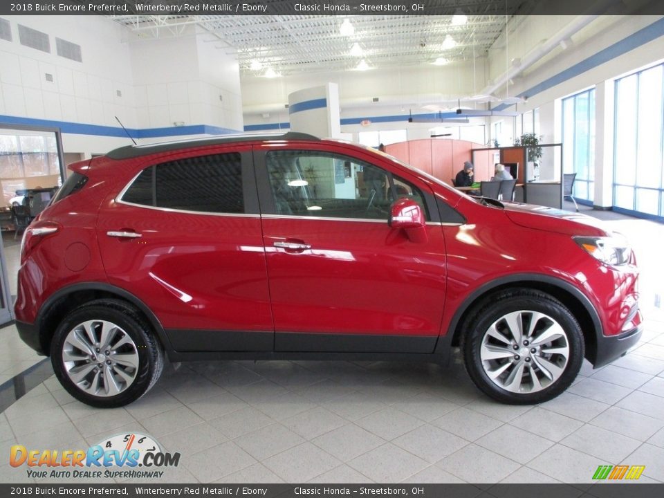 2018 Buick Encore Preferred Winterberry Red Metallic / Ebony Photo #4