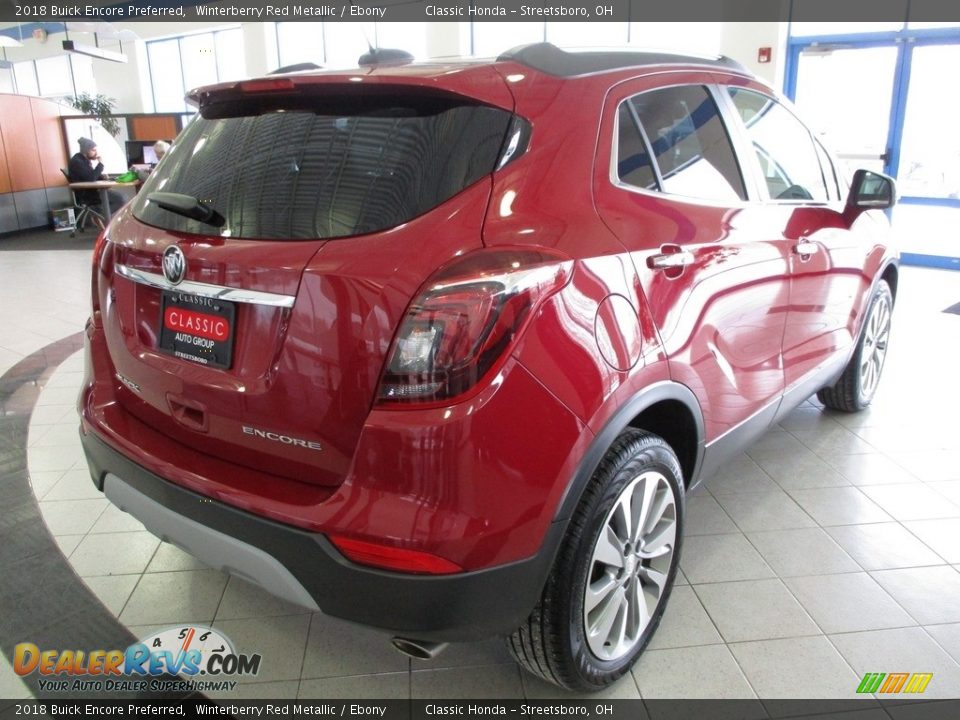 2018 Buick Encore Preferred Winterberry Red Metallic / Ebony Photo #7