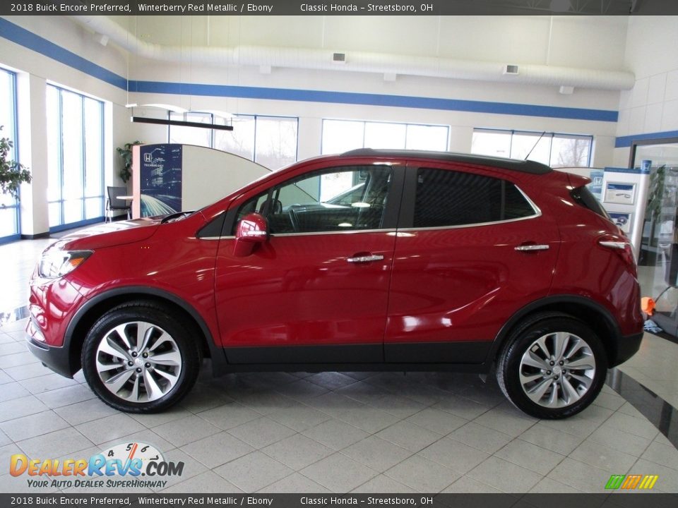 2018 Buick Encore Preferred Winterberry Red Metallic / Ebony Photo #10