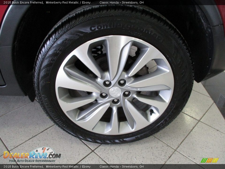 2018 Buick Encore Preferred Winterberry Red Metallic / Ebony Photo #11