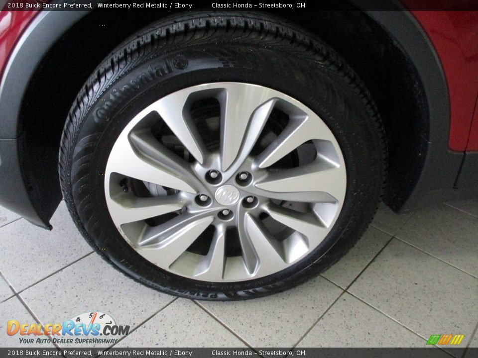 2018 Buick Encore Preferred Winterberry Red Metallic / Ebony Photo #12