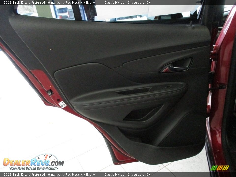 2018 Buick Encore Preferred Winterberry Red Metallic / Ebony Photo #22