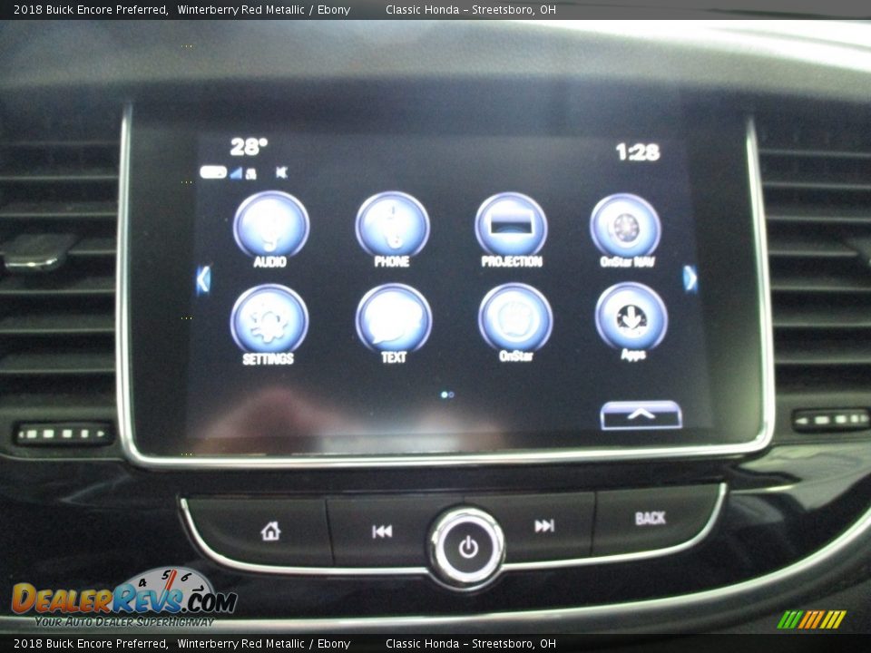 2018 Buick Encore Preferred Winterberry Red Metallic / Ebony Photo #33