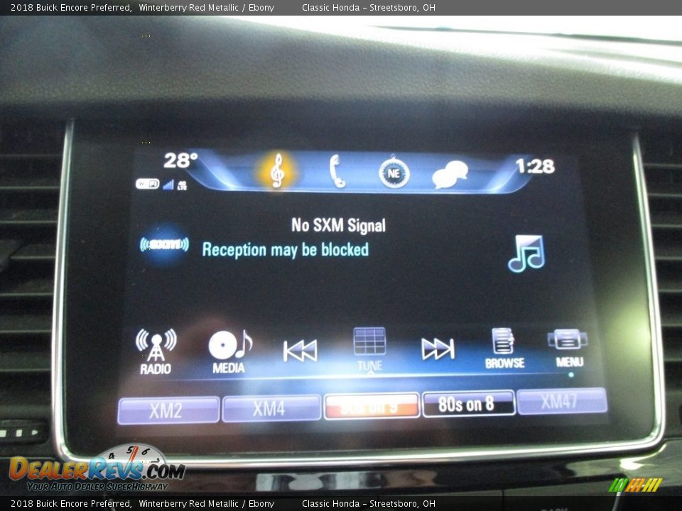 2018 Buick Encore Preferred Winterberry Red Metallic / Ebony Photo #34