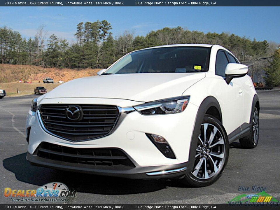 2019 Mazda CX-3 Grand Touring Snowflake White Pearl Mica / Black Photo #1