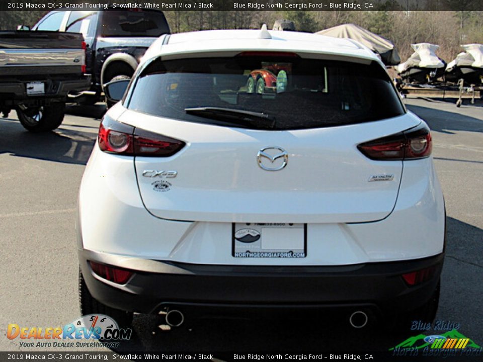 2019 Mazda CX-3 Grand Touring Snowflake White Pearl Mica / Black Photo #4