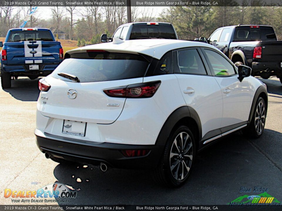 2019 Mazda CX-3 Grand Touring Snowflake White Pearl Mica / Black Photo #5