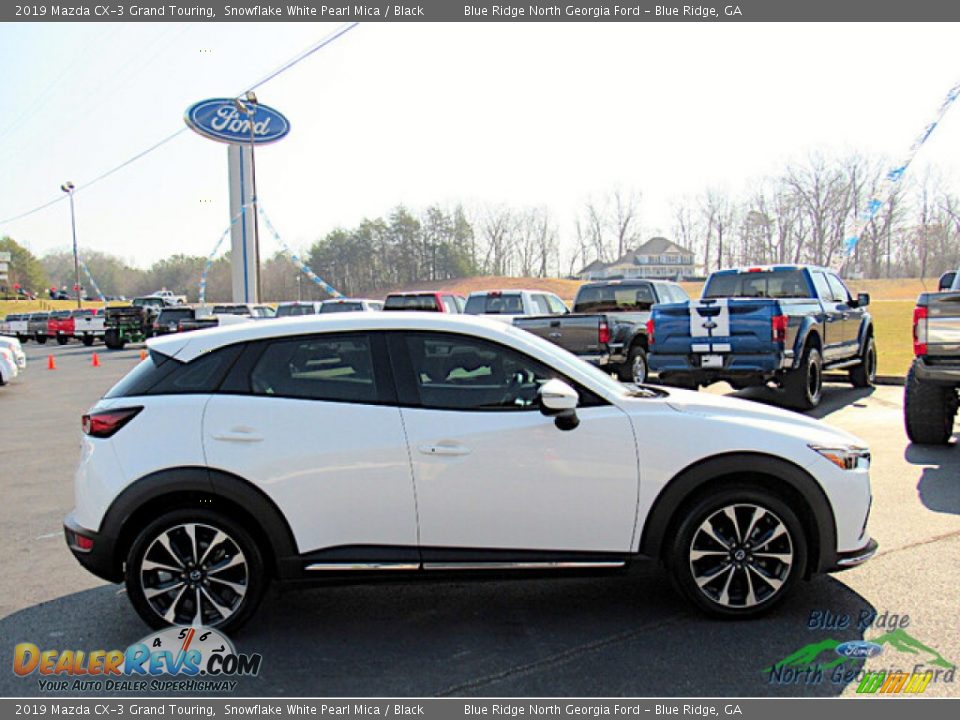 2019 Mazda CX-3 Grand Touring Snowflake White Pearl Mica / Black Photo #6