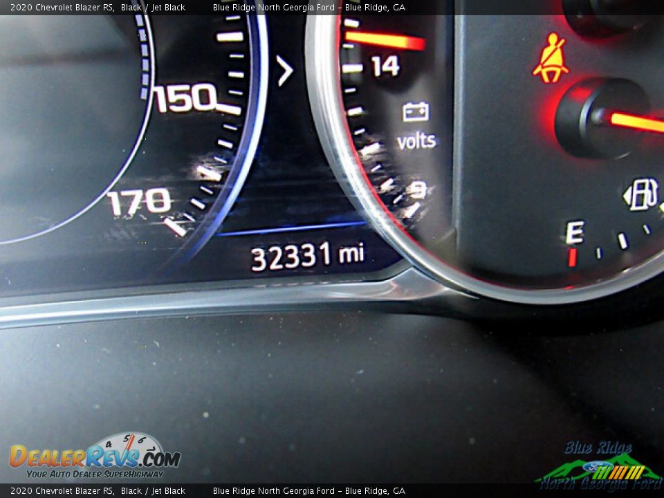 2020 Chevrolet Blazer RS Black / Jet Black Photo #18