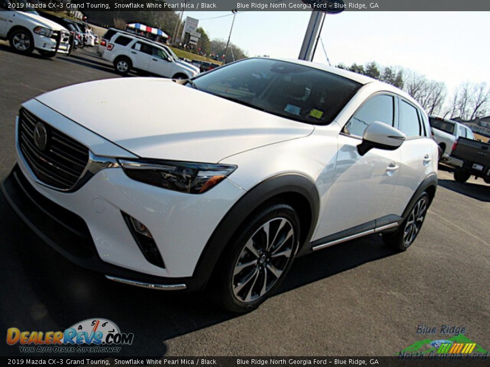 2019 Mazda CX-3 Grand Touring Snowflake White Pearl Mica / Black Photo #24